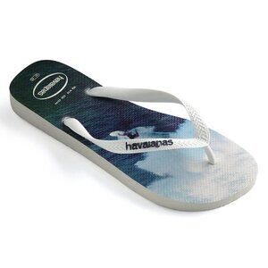 Havaianas Mens Surf Flip Flops Sandals Shoes Hype Blue White Size: 13 45 /46 NEW